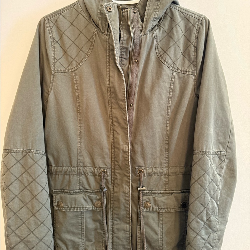 Prince & Fox Olive Quilted Field Jacket